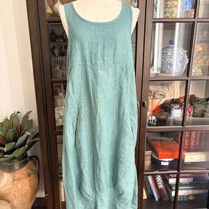 The Lino Lounge, Italian Linen Dress, size Medium